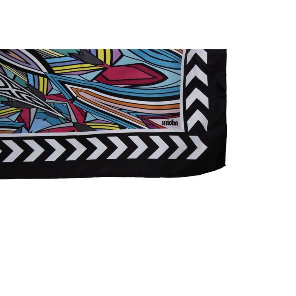 Misha, Graphic printed square scarf - Picture 5 of 6